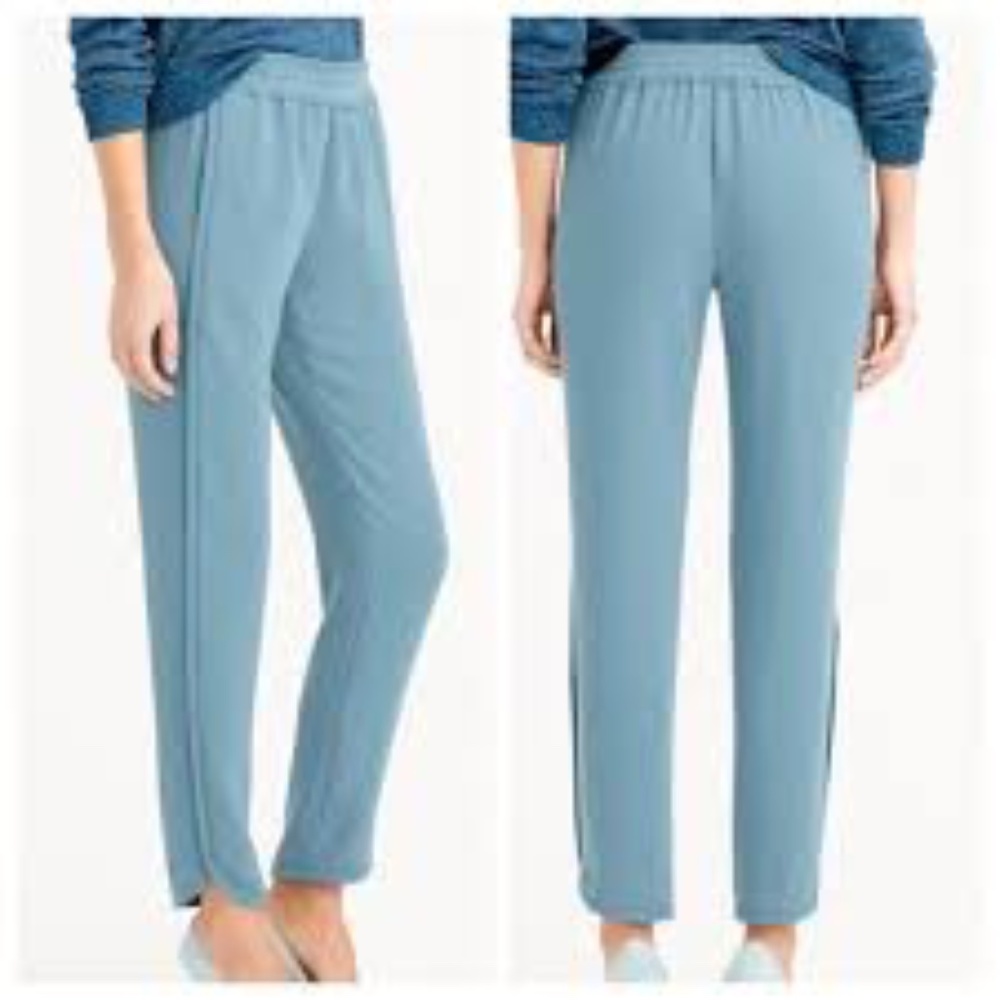 J. Crew Reese Pant-Teal - Size 4 - Picture 2 of 5